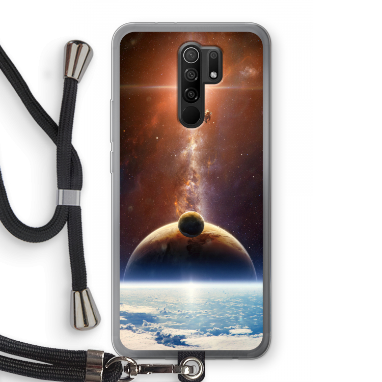Omicron 2019: Xiaomi Redmi 9 Transparant Hoesje met koord