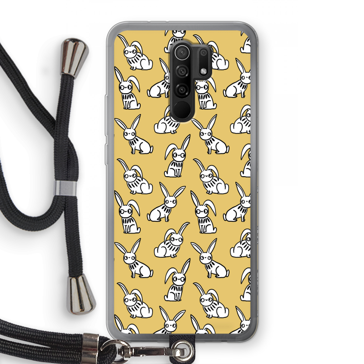 Haas: Xiaomi Redmi 9 Transparant Hoesje met koord