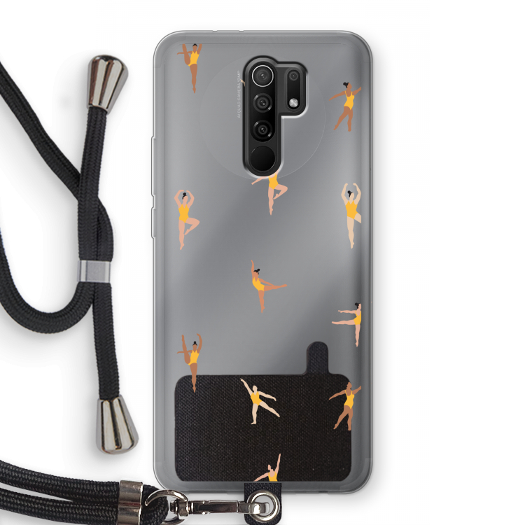 Dans #2: Xiaomi Redmi 9 Transparant Hoesje met koord