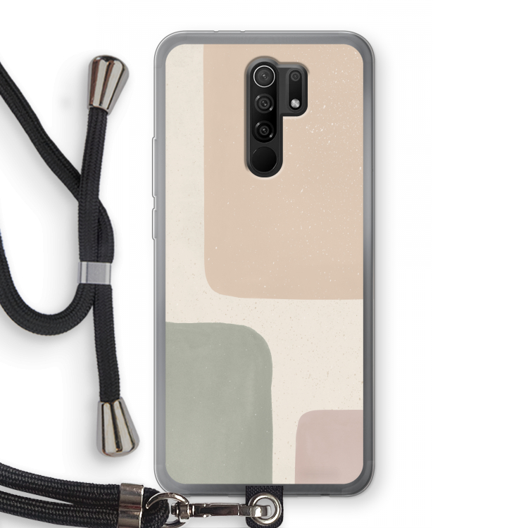 Geo #7: Xiaomi Redmi 9 Transparant Hoesje met koord