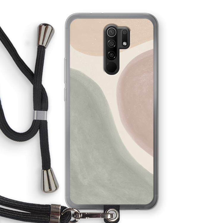 Geo #6: Xiaomi Redmi 9 Transparant Hoesje met koord