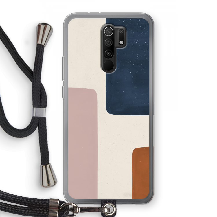 Geo #5: Xiaomi Redmi 9 Transparant Hoesje met koord
