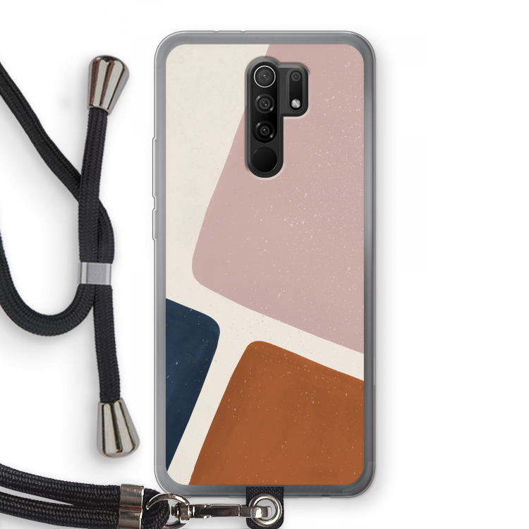 Geo #2: Xiaomi Redmi 9 Transparant Hoesje met koord