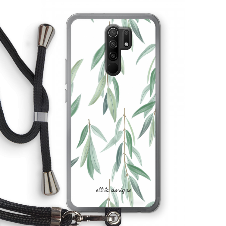 Branch up your life: Xiaomi Redmi 9 Transparant Hoesje met koord