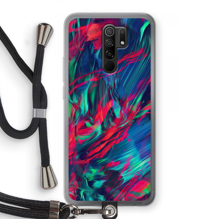 Pilgrims Of The Sea: Xiaomi Redmi 9 Transparant Hoesje met koord
