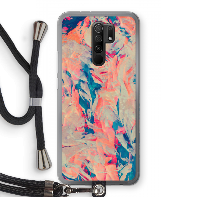 Alone: Xiaomi Redmi 9 Transparant Hoesje met koord