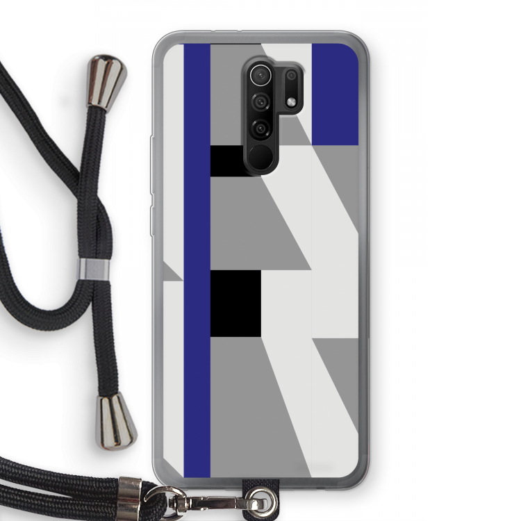 Gestalte 2: Xiaomi Redmi 9 Transparant Hoesje met koord