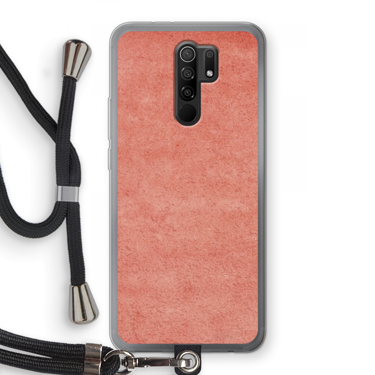 Marrakech Walls: Xiaomi Redmi 9 Transparant Hoesje met koord