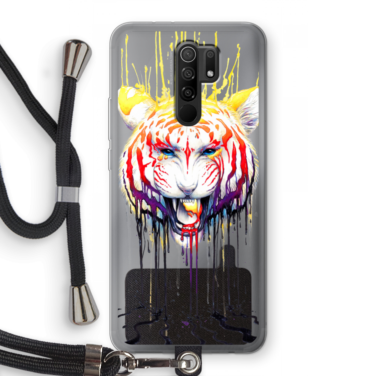 Fading: Xiaomi Redmi 9 Transparant Hoesje met koord