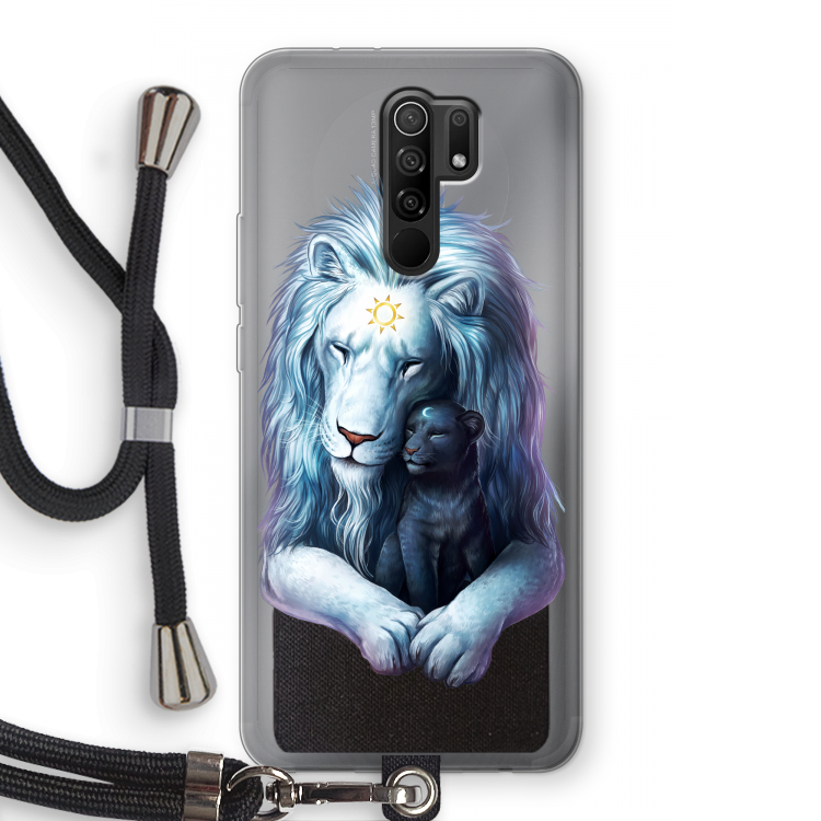 Child Of Light: Xiaomi Redmi 9 Transparant Hoesje met koord