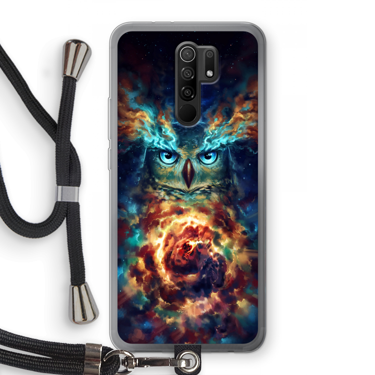Aurowla: Xiaomi Redmi 9 Transparant Hoesje met koord