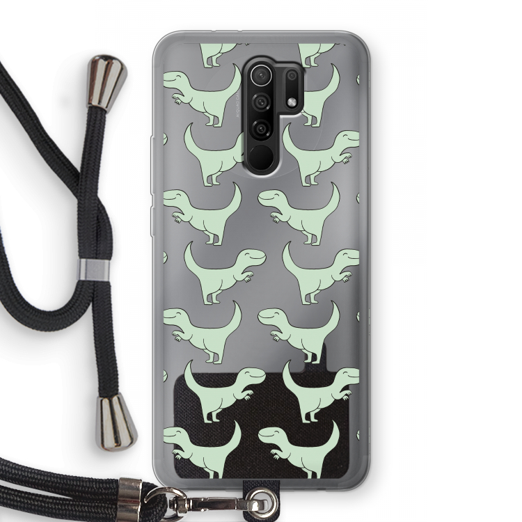 Dinos: Xiaomi Redmi 9 Transparant Hoesje met koord