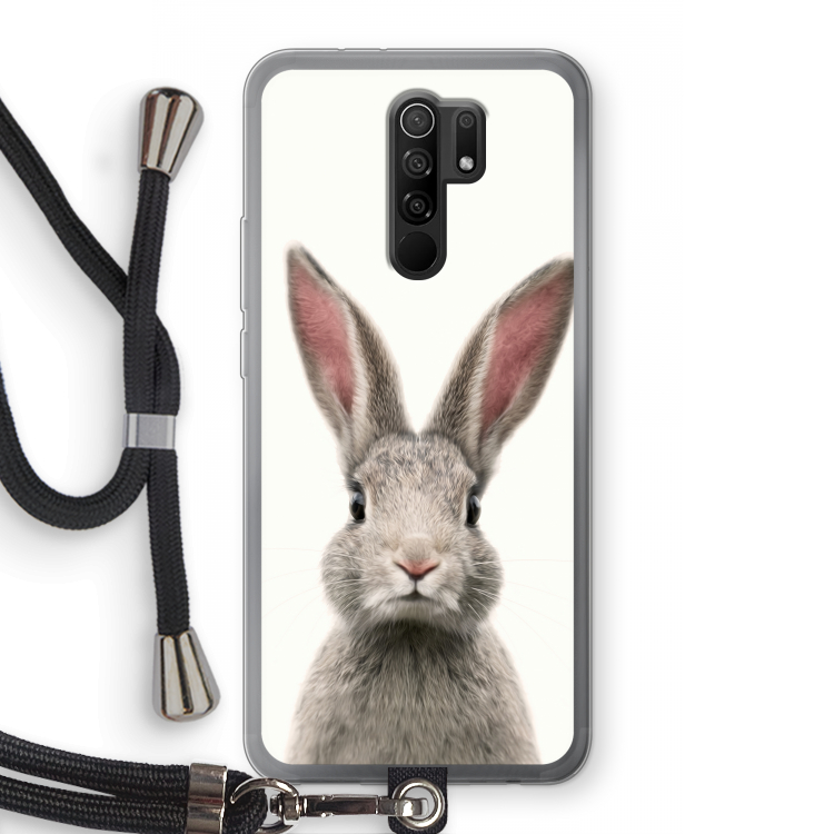 Daisy: Xiaomi Redmi 9 Transparant Hoesje met koord