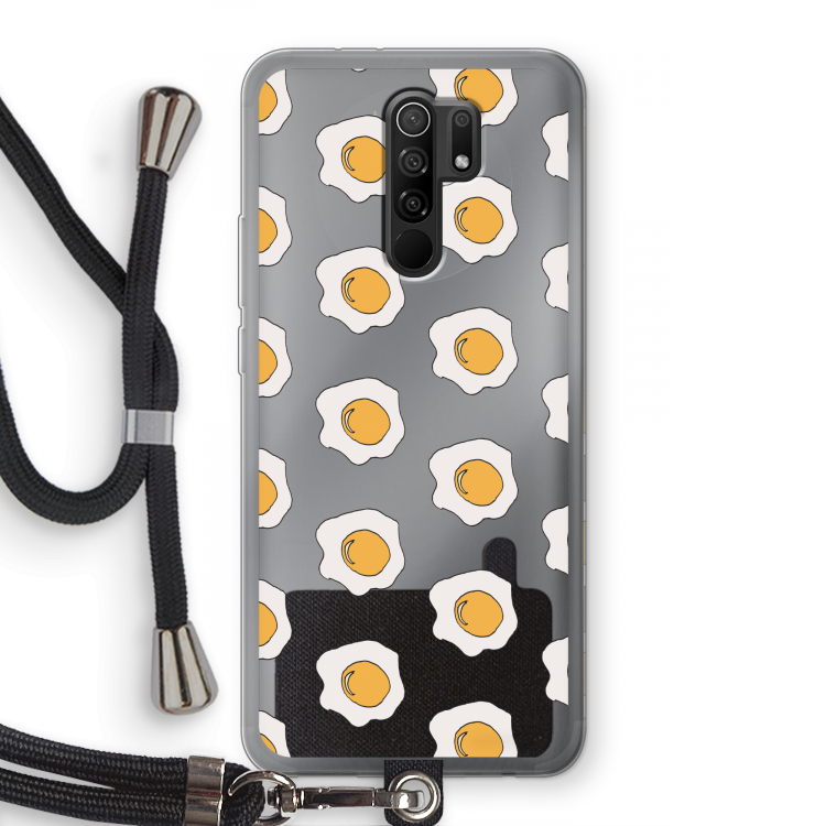Bacon to my eggs #1: Xiaomi Redmi 9 Transparant Hoesje met koord