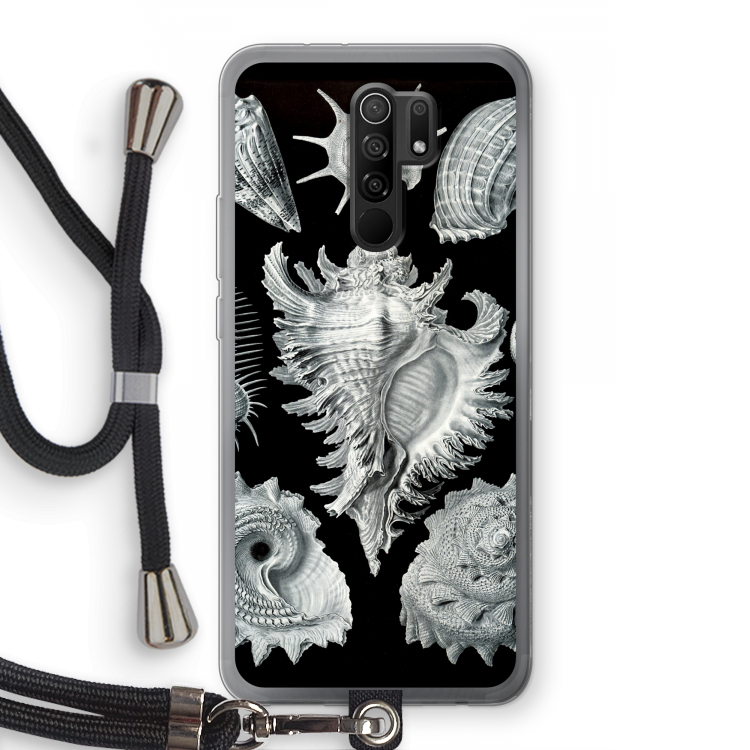 Haeckel Prosobranchia: Xiaomi Redmi 9 Transparant Hoesje met koord