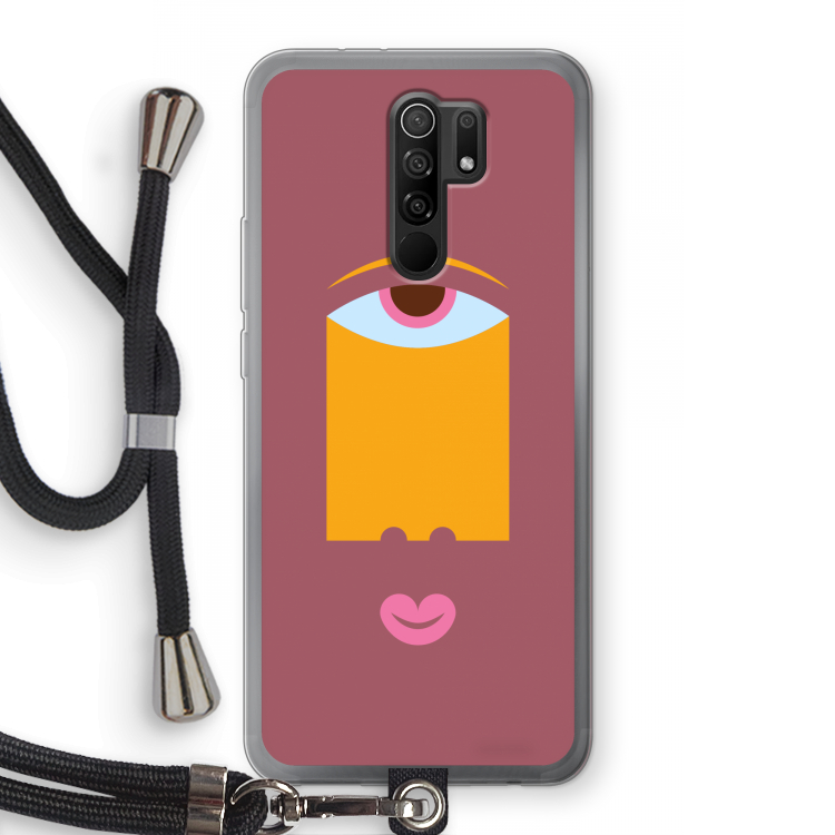 Mono V: Xiaomi Redmi 9 Transparant Hoesje met koord