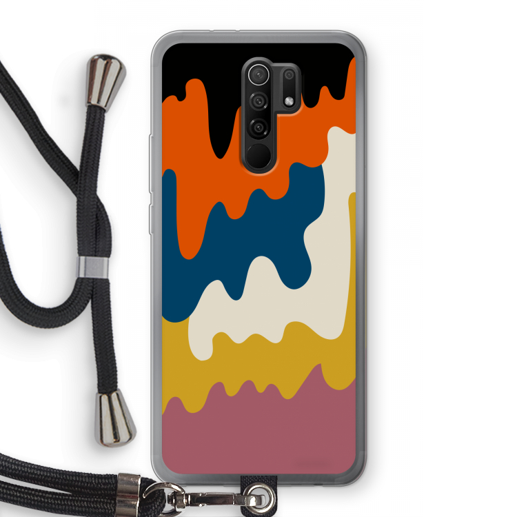 Baar A: Xiaomi Redmi 9 Transparant Hoesje met koord