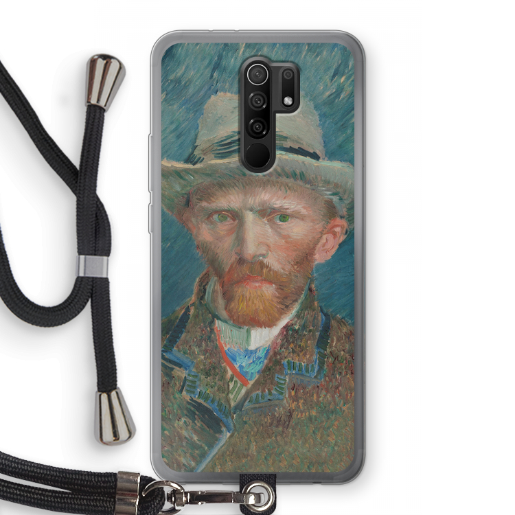Van Gogh: Xiaomi Redmi 9 Transparant Hoesje met koord