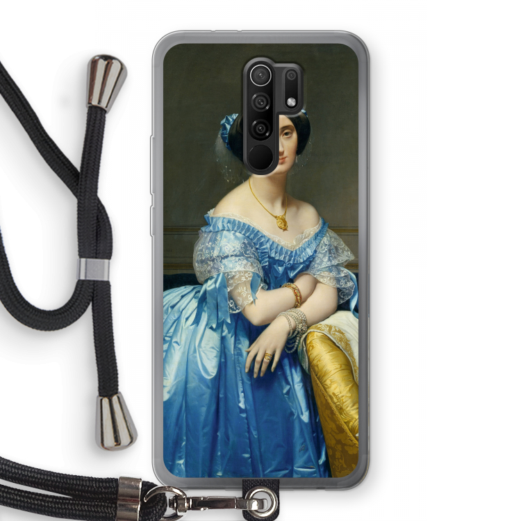 Eleonore: Xiaomi Redmi 9 Transparant Hoesje met koord