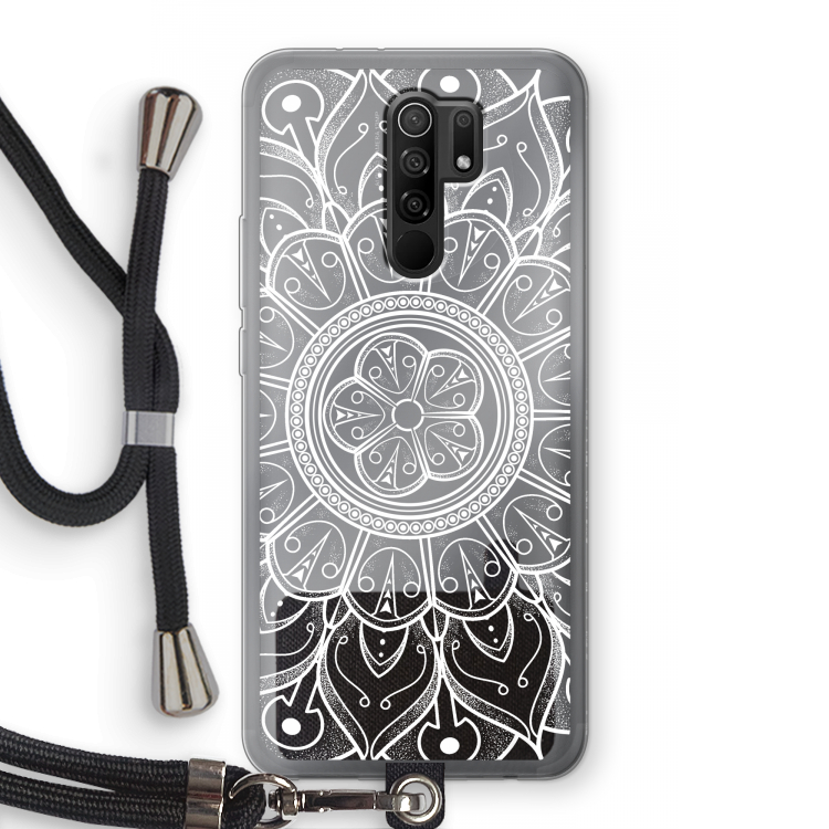 Roses Are Red: Xiaomi Redmi 9 Transparant Hoesje met koord