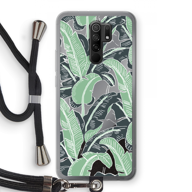 This Sh*t Is Bananas: Xiaomi Redmi 9 Transparant Hoesje met koord