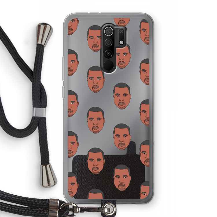 Kanye Call Me?: Xiaomi Redmi 9 Transparant Hoesje met koord