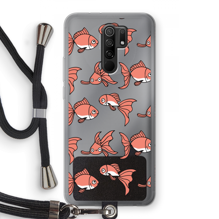 Blub: Xiaomi Redmi 9 Transparant Hoesje met koord