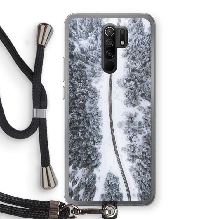Snøfall: Xiaomi Redmi 9 Transparant Hoesje met koord