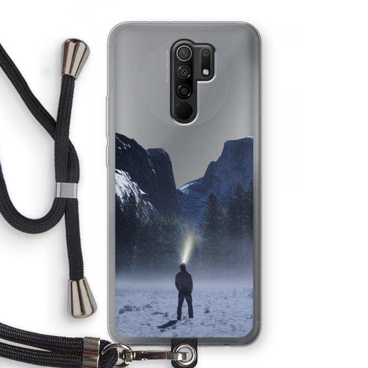 Wanderlust: Xiaomi Redmi 9 Transparant Hoesje met koord