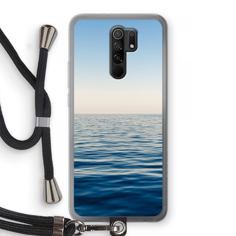 Water horizon: Xiaomi Redmi 9 Transparant Hoesje met koord