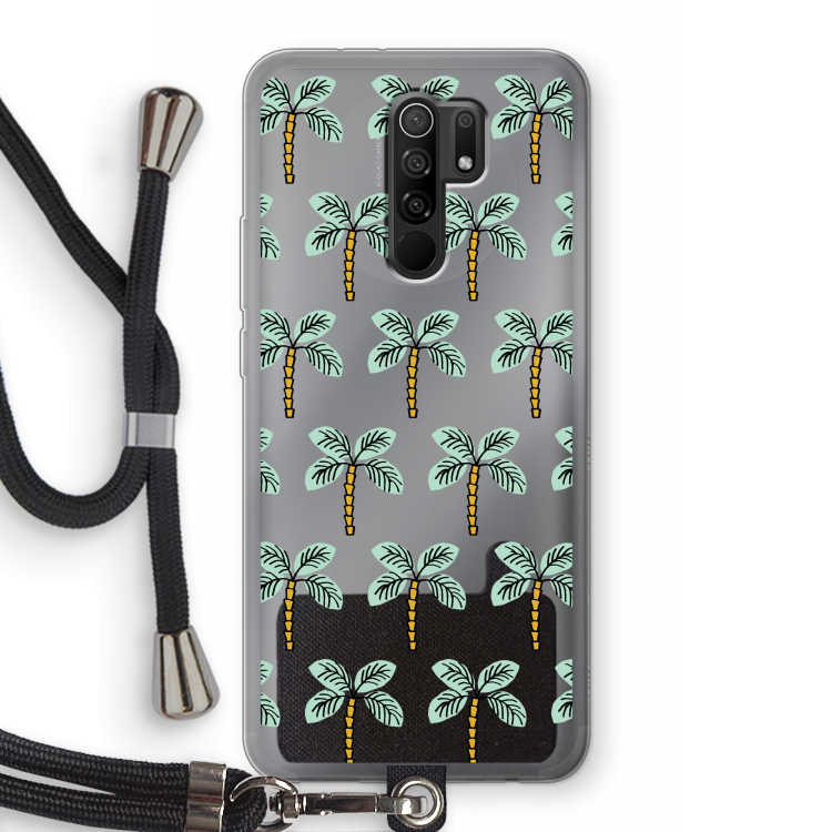 Paradise: Xiaomi Redmi 9 Transparant Hoesje met koord