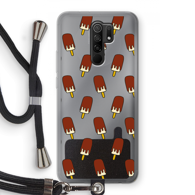 Yummy: Xiaomi Redmi 9 Transparant Hoesje met koord