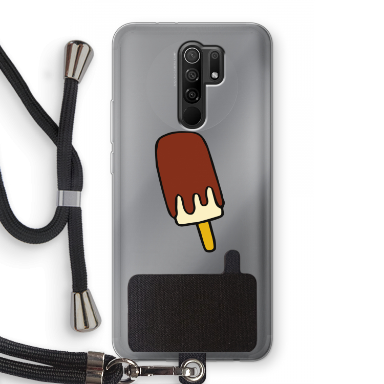 Frisco: Xiaomi Redmi 9 Transparant Hoesje met koord