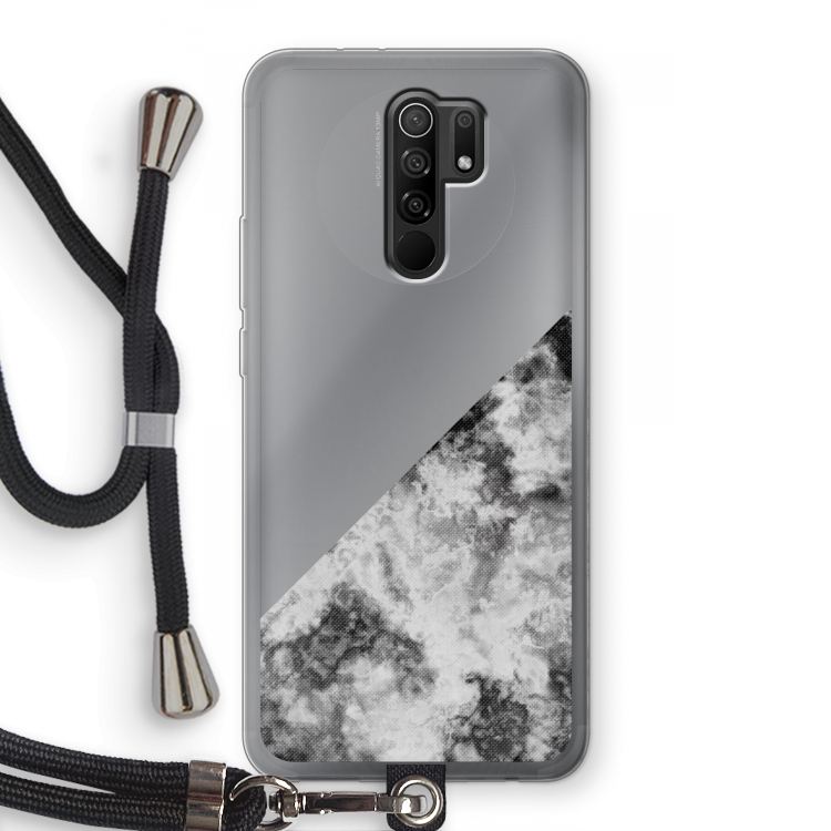 Onweer: Xiaomi Redmi 9 Transparant Hoesje met koord
