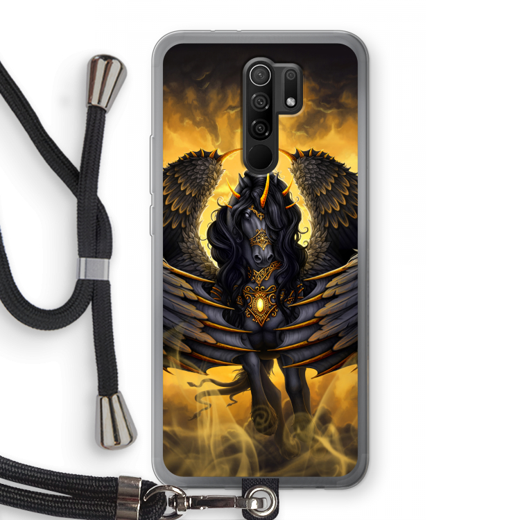 Pegasus: Xiaomi Redmi 9 Transparant Hoesje met koord