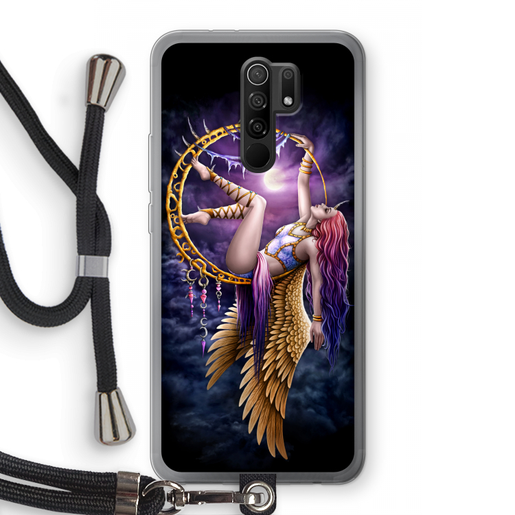 Aerial Angel: Xiaomi Redmi 9 Transparant Hoesje met koord