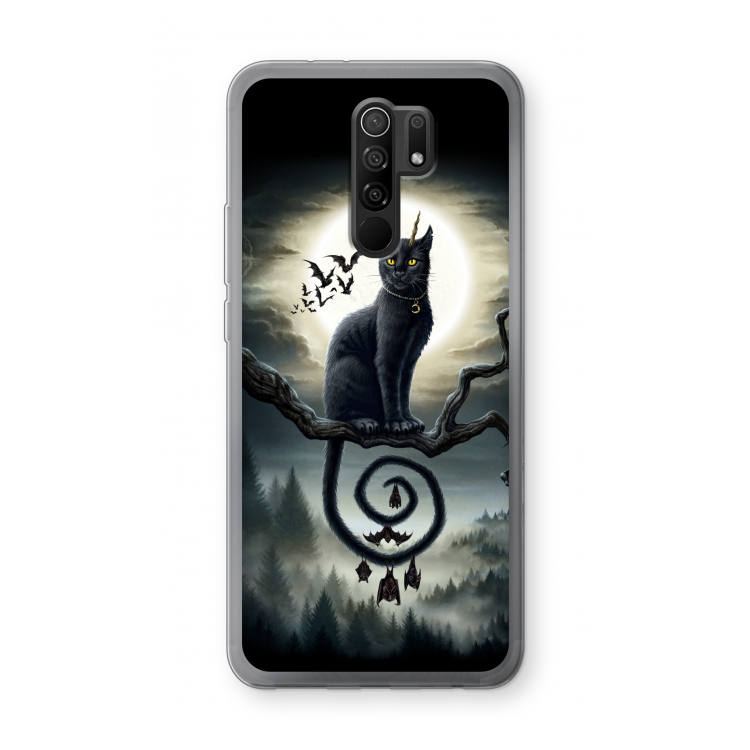 Moonlight Companions: Xiaomi Redmi 9 Transparant Hoesje