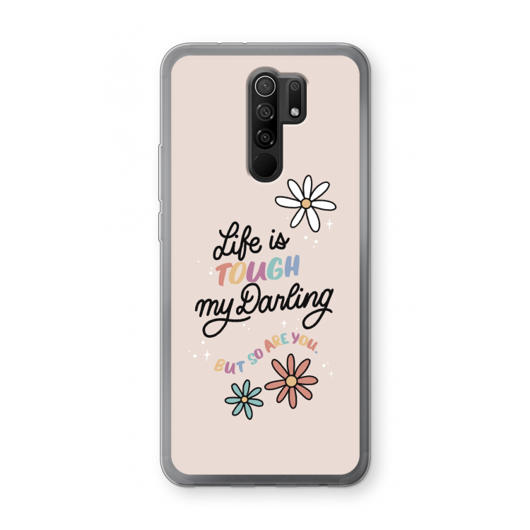 Tough Life: Xiaomi Redmi 9 Transparant Hoesje