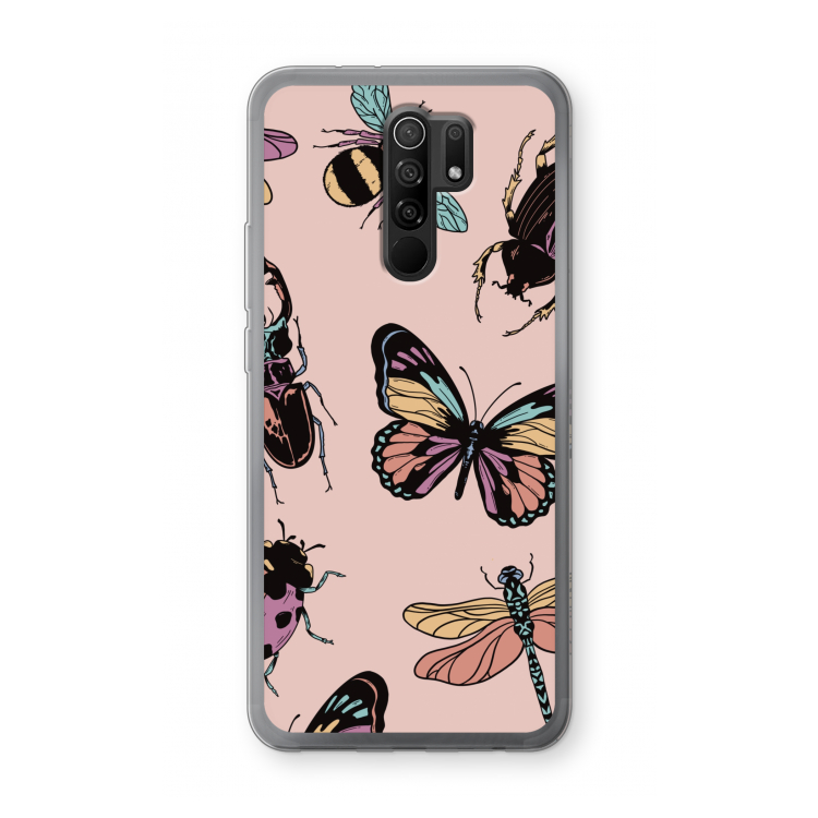 Tiny Bugs: Xiaomi Redmi 9 Transparant Hoesje