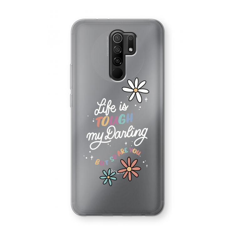 Tough Life: Xiaomi Redmi 9 Transparant Hoesje