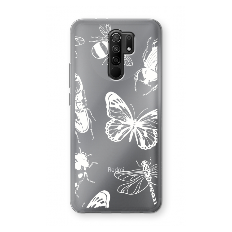 Tiny Bugs: Xiaomi Redmi 9 Transparant Hoesje