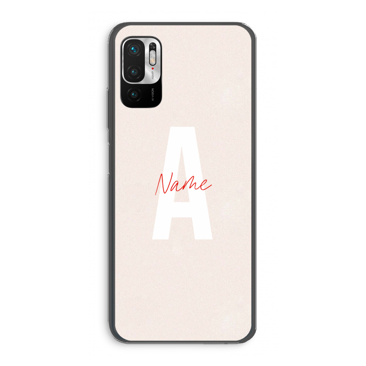 Strawberry Milkshake: Xiaomi Redmi Note 10 5G Transparant Hoesje