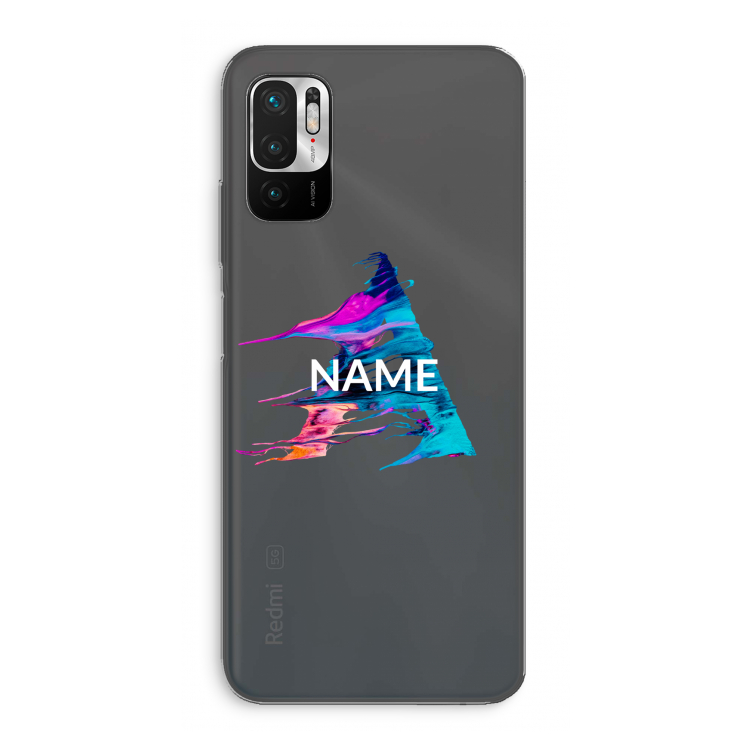 Abstract Spectrum: Xiaomi Redmi Note 10 5G Transparant Hoesje