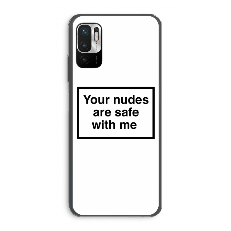 Safe with me: Xiaomi Redmi Note 10 5G Transparant Hoesje