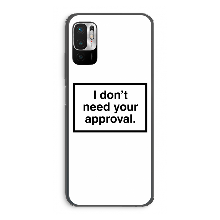 Don't need approval: Xiaomi Redmi Note 10 5G Transparant Hoesje