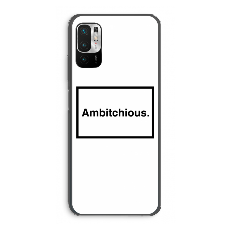 Ambitchious: Xiaomi Redmi Note 10 5G Transparant Hoesje