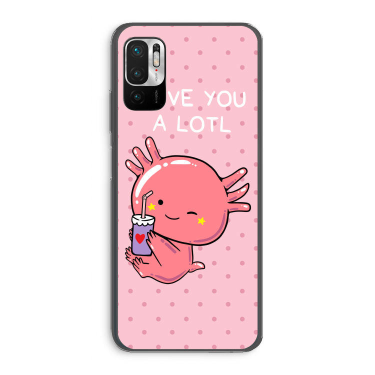Love You A Lotl: Xiaomi Redmi Note 10 5G Transparant Hoesje