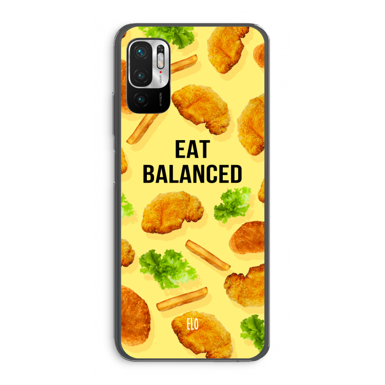 Eat Balanced: Xiaomi Redmi Note 10 5G Transparant Hoesje