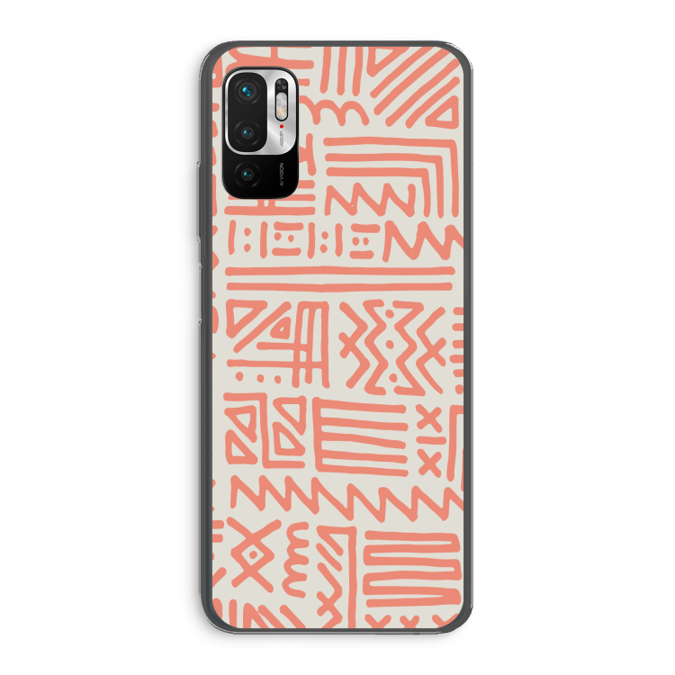 Marrakech Pink: Xiaomi Redmi Note 10 5G Transparant Hoesje