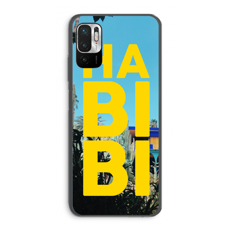 Habibi Majorelle : Xiaomi Redmi Note 10 5G Transparant Hoesje